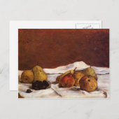 Paul Gauguin – 梨とブドウ ポストカード (正面/裏面)