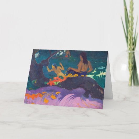 Paul Gauguin – 海/ファタタ・テ・ミティ カード (正面)