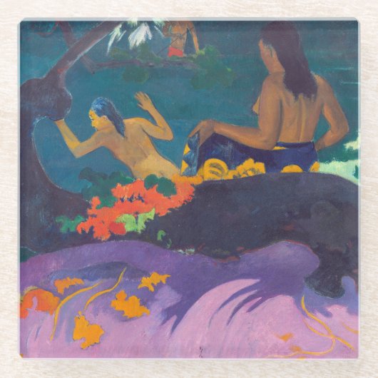 Paul Gauguin – 海/ファタタ・テ・ミティ ガラスコースター (正面)
