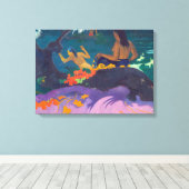 Paul Gauguin – 海/ファタタ・テ・ミティ キャンバスプリント (インサイチュ (ウッドフロア))