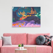 Paul Gauguin – 海/ファタタ・テ・ミティ キャンバスプリント (インサイチュ (リビング))