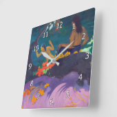 Paul Gauguin – 海/ファタタ・テ・ミティ スクエア壁時計 (傾斜)