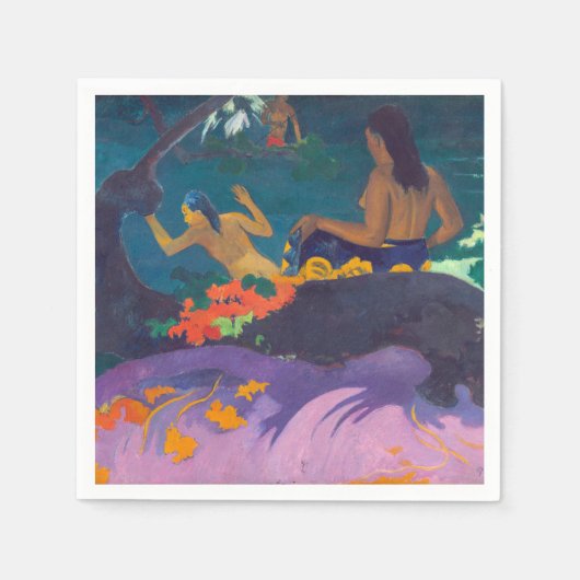 Paul Gauguin – 海/ファタタ・テ・ミティ スタンダードカクテルナプキン (正面)