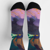 Paul Gauguin – 海/ファタタ・テ・ミティ ソックス (上部)