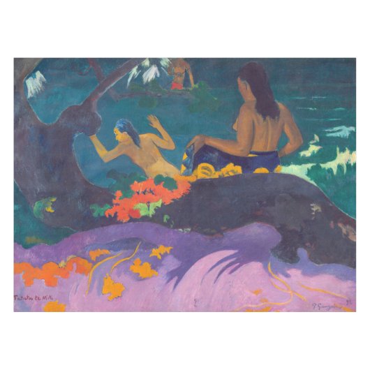 Paul Gauguin – 海/ファタタ・テ・ミティ テーブルクロス (正面(横))