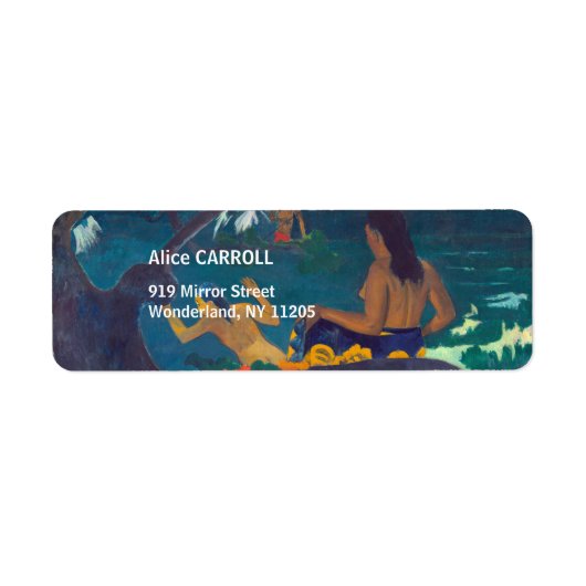 Paul Gauguin – 海/ファタタ・テ・ミティ ラベル (正面)