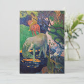 Paul Gauguin – 白馬 サンキューカード (スタンド正面)