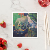 Paul Gauguin – 白馬 スタンダードカクテルナプキン (インサイチュ)