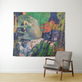 Paul Gauguin – 白馬 タペストリー (インサイチュ(横))