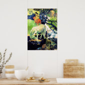 Paul Gauguin – 白馬 ポスター (キッチン)