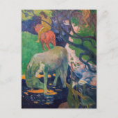Paul Gauguin – 白馬 ポストカード (正面)