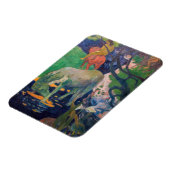 Paul Gauguin – 白馬 マグネット (左側)