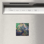 Paul Gauguin – 白馬 マグネット (インサイチュ (食洗機))