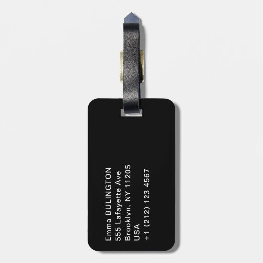 Paul Gauguin – 白馬 ラゲッジタグ (裏面縦)