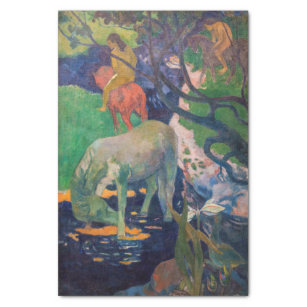 Paul Gauguin – 白馬 薄葉紙