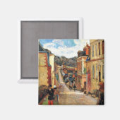 Paul Gauguin 絵画's, Rue Jouvenet in Rouen Magne マグネット (正面/裏面)