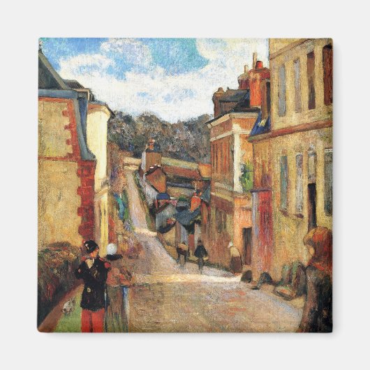 Paul Gauguin 絵画's, Rue Jouvenet in Rouen Magne マグネット (正面)