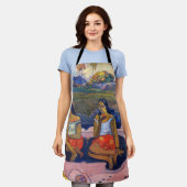 Paul Gauguin – 聖なる春、スウィートドリームズ エプロン (着用した状態)
