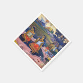 Paul Gauguin – 聖なる春、スウィートドリームズ スタンダードカクテルナプキン (角)