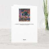 Paul Gauguin – 豚と馬の風景 カード (裏面)