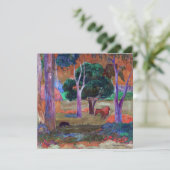 Paul Gauguin – 豚と馬の風景 招待状 (スタンド正面)