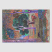 Paul Gauguin – 豚と馬の風景 薄葉紙 (正面)