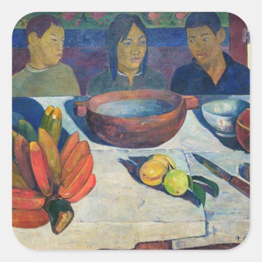 Paul Gauguin – 食事/バナナ スクエアシール (正面)