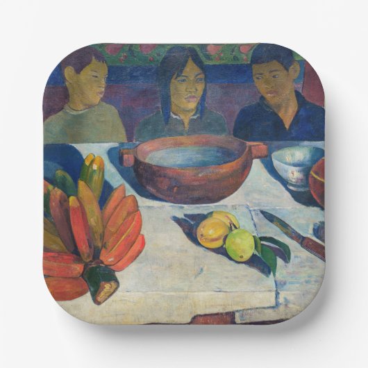 Paul Gauguin – 食事/バナナ ペーパープレート (正面)