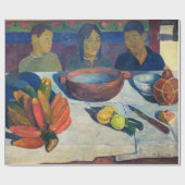 Paul Gauguin – 食事/バナナ ラッピングペーパー (フラット)