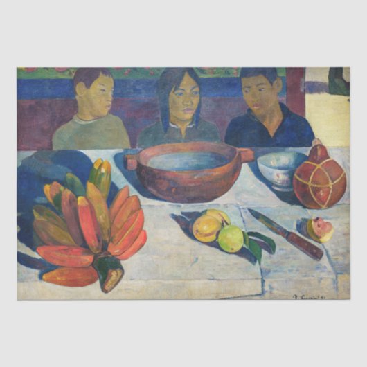Paul Gauguin – 食事/バナナ 薄葉紙 (正面)