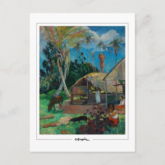 Paul Gauguin #1 -ファインアートはがき ポストカード (正面)