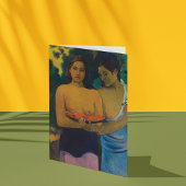Paul Gauguin, Artによる2人のTahitian Women カード