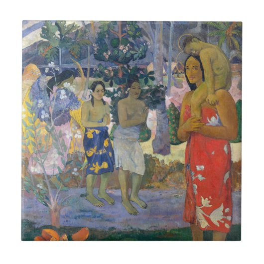 Paul Gauguin - Hail Mary / Ia Orana Maria タイル (正面)