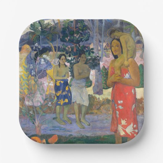 Paul Gauguin - Hail Mary / Ia Orana Maria ペーパープレート (正面)