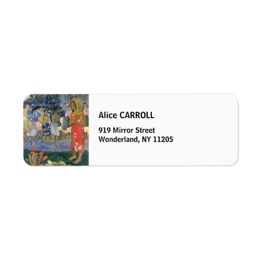 Paul Gauguin - Hail Mary / Ia Orana Maria ラベル (正面)