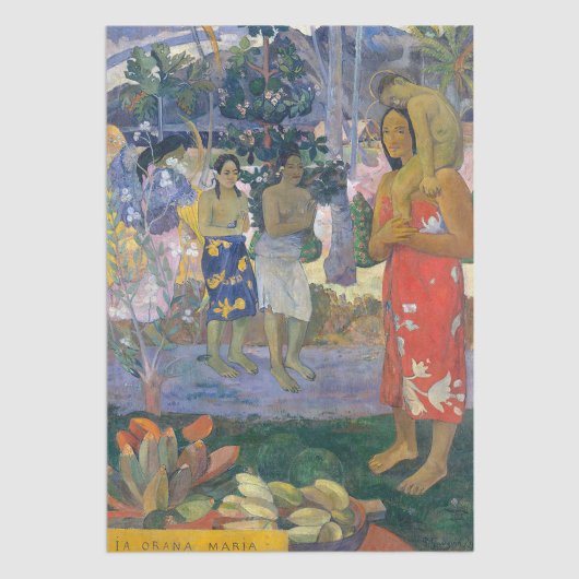 Paul Gauguin - Hail Mary / Ia Orana Maria 薄葉紙