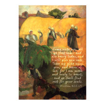 Paul Gauguin Haymakingと聖なる書物、 経典詩