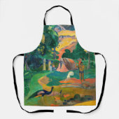 Paul Gauguin - Landscape with Peacocks / Matamoe エプロン (正面)