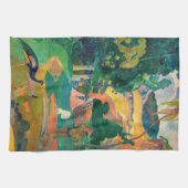 Paul Gauguin - Landscape with Peacocks / Matamoe キッチンタオル (横)