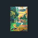 Paul Gauguin - Landscape with Peacocks / Matamoe キャンバスプリント<br><div class="desc">Landscape with Peacocks / Matamoe / Death - Paul Gauguin, canvas, 1892</div>