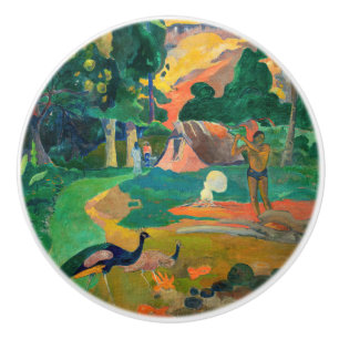 Paul Gauguin - Landscape with Peacocks / Matamoe セラミックノブ