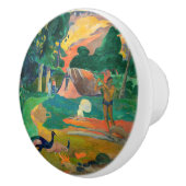 Paul Gauguin - Landscape with Peacocks / Matamoe セラミックノブ (右)