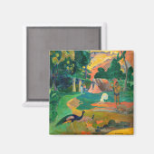 Paul Gauguin - Landscape with Peacocks / Matamoe マグネット (正面/裏面)