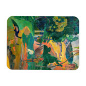 Paul Gauguin - Landscape with Peacocks / Matamoe マグネット (横)