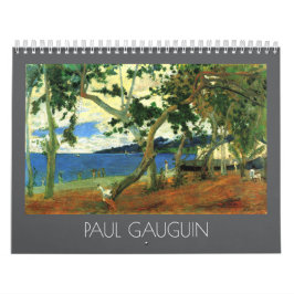 Paul Gauguin Landscapes And Still Life Paintings カレンダー