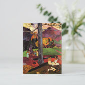 Paul Gauguin、Mata Mua、 ポストカード (スタンド正面)