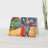 Paul Gauguin - Paysannes Bretones カード (正面)