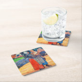 Paul Gauguin - Paysannes Bretones スクエアペーパーコースター (インサイチュ)