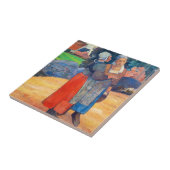 Paul Gauguin - Paysannes Bretones タイル (側面)