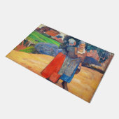 Paul Gauguin - Paysannes Bretones ドアマット (アングル)